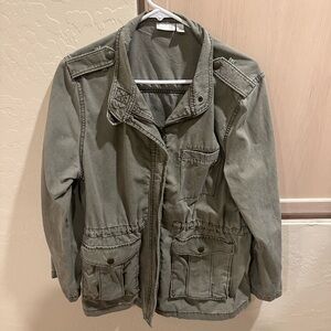 Olive Green Utility Jacket